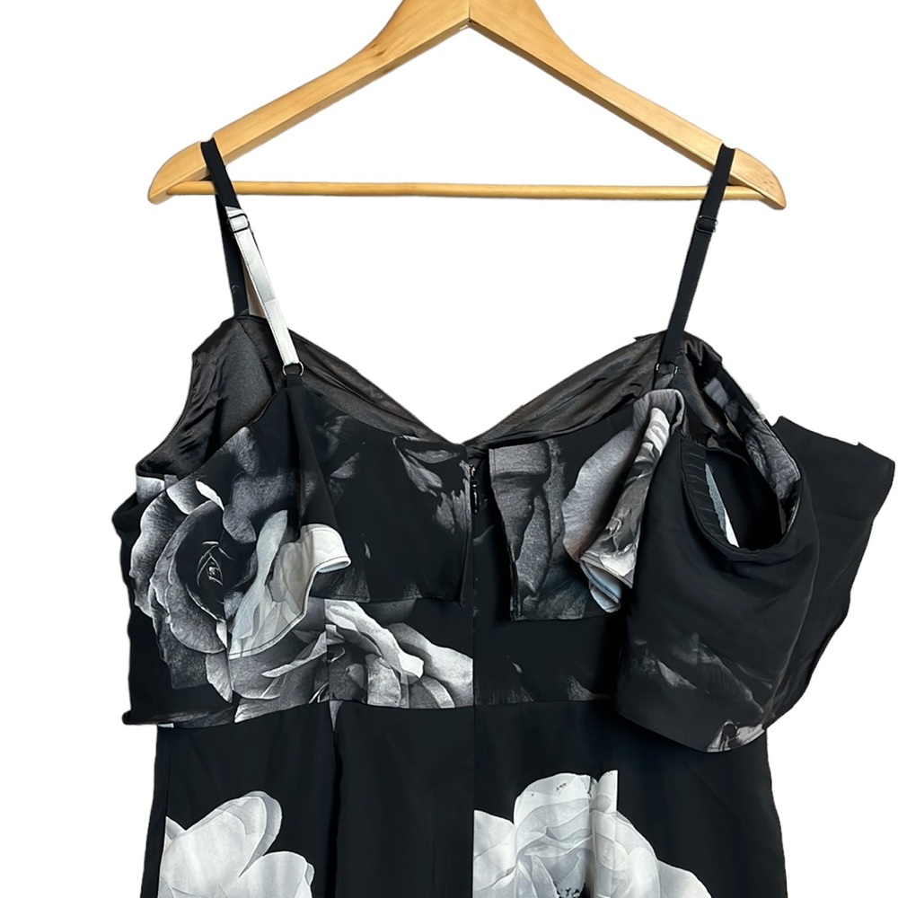 City Chic Rose Shadows Dress XS/14 - Picture 9 of 16